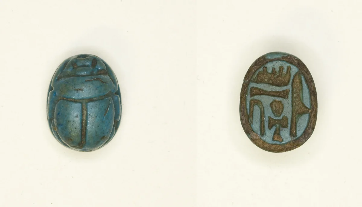 Scarab: Ankhesenamun by Egyptian, other, -1336--1327