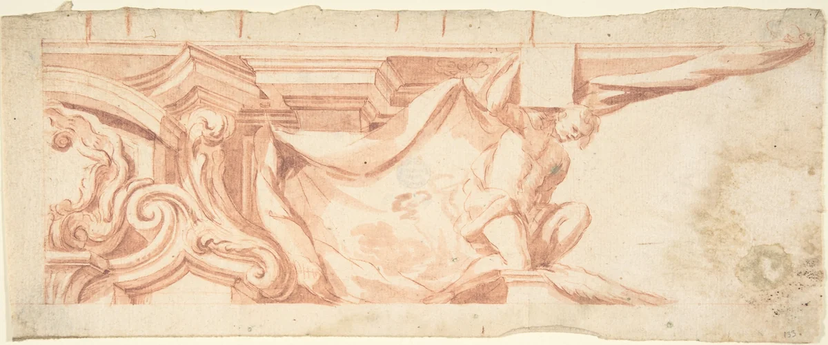 Ornamental Design by anonymous, drawing, 1700-1780