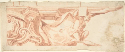 Ornamental Design by anonymous, drawing, 1700-1780