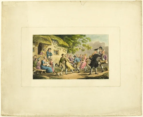 Doctor Syntax Rural Sport, from The Tour of Doctor Syntax by Thomas Rowlandson, print, 1808-1813