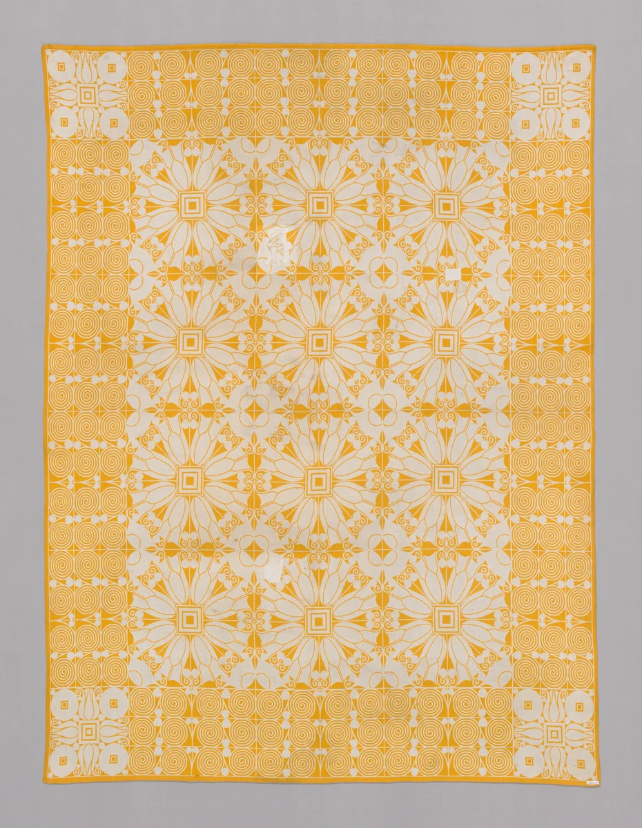 Tablecloth by Johan Backhausen, textile, 1850-1904