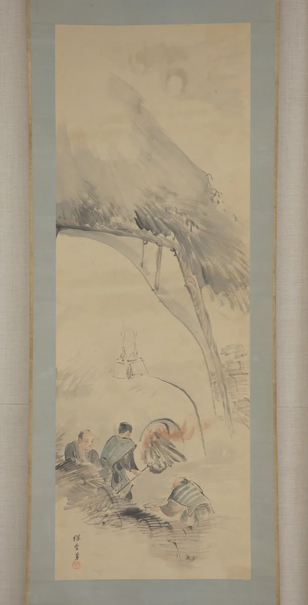Making Ceramics by Eiraku Hozen, painting, 1800-1840