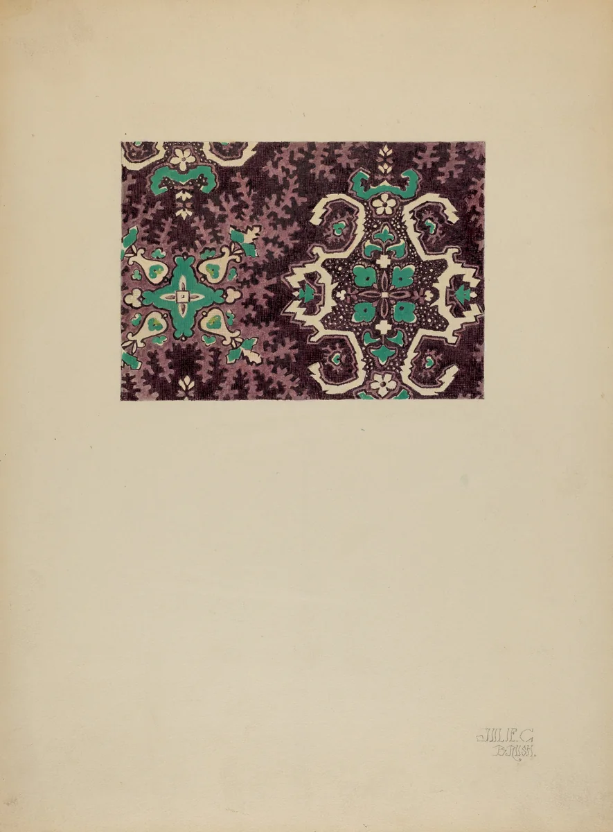 Printed Cotton by Julie C. Brush, index of american design, 1937