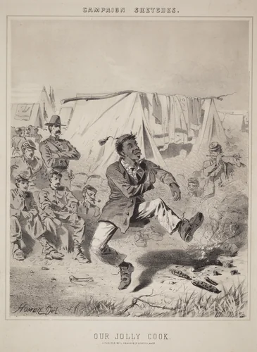 Campaign Sketches: Our Jolly Cook by Winslow Homer, print, 1863