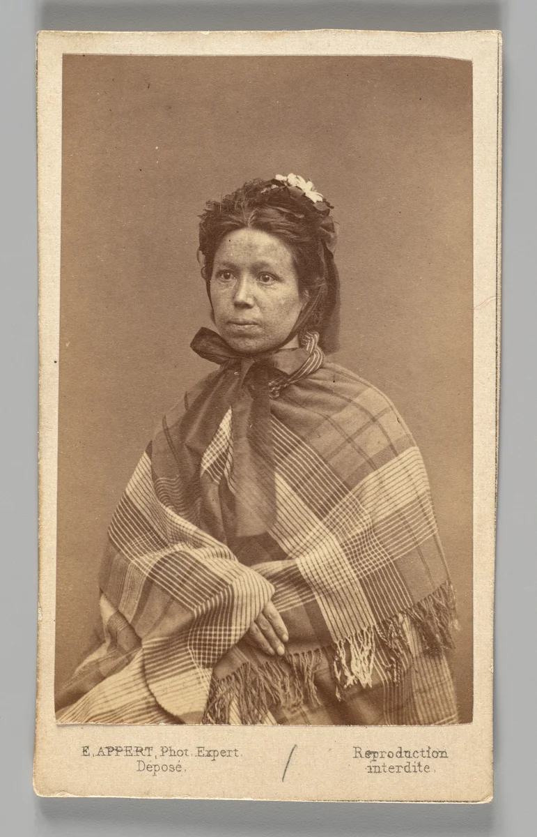 [Member of the Paris Commune: Maria Menan, condamnée à mort, meurtre et incendie] by Ernest Eugène Appert, photograph, 1871