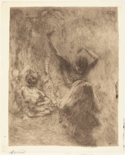 The Dancer of Tanjore (La bayadère de Tanjore) by Albert Besnard, print, 1914