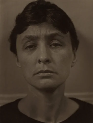 Georgia O'Keeffe by Alfred Stieglitz, photograph, 1919-1921