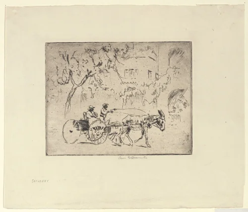 Saturday by Anne Goldthwaite, print, 1920