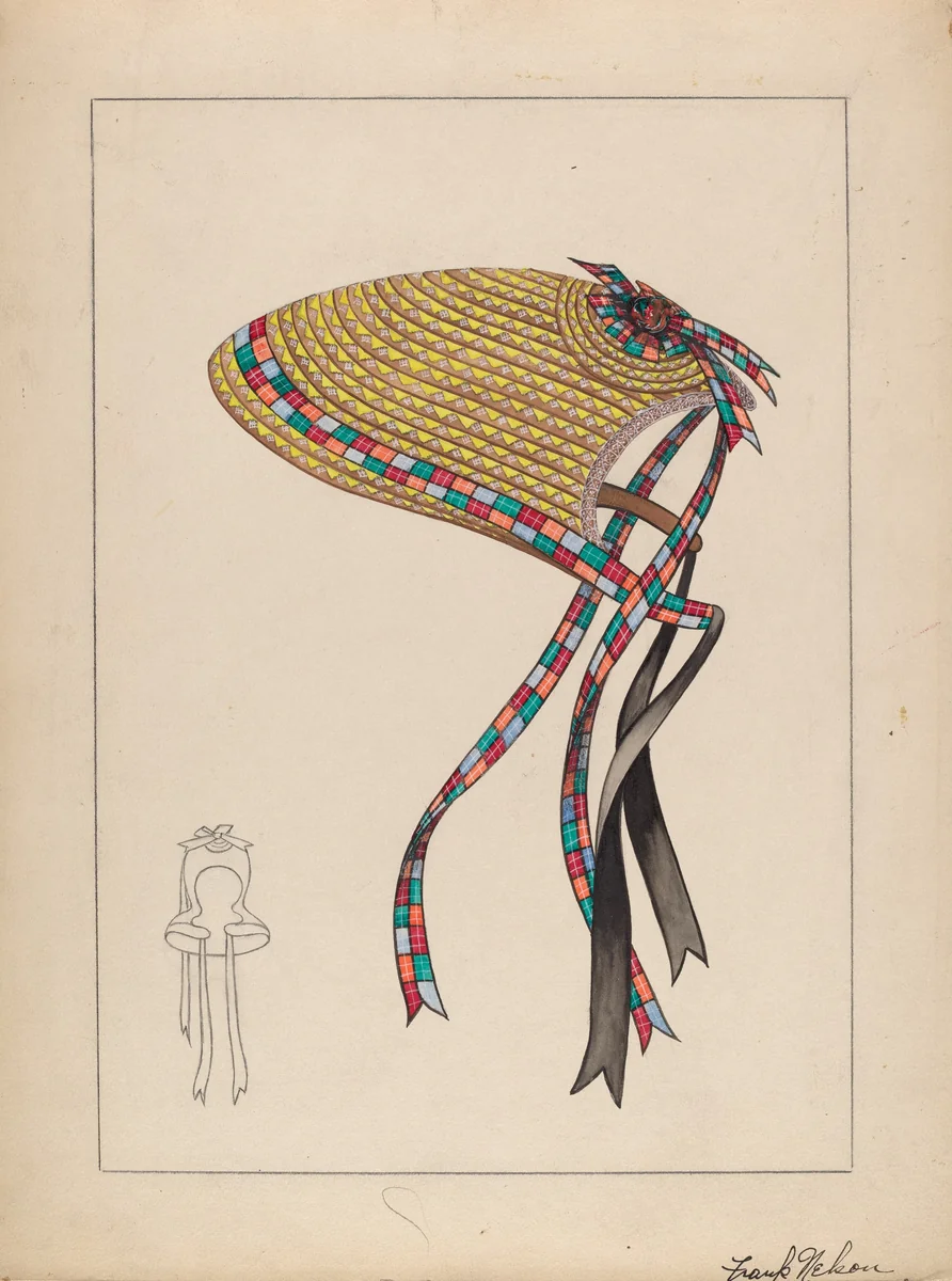 Bonnet by Frank Nelson, index of american design, 1937