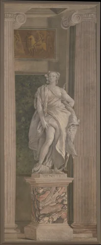 Allegorical Figure Representing Arithmetic by Giovanni Battista Tiepolo, painting, 1760