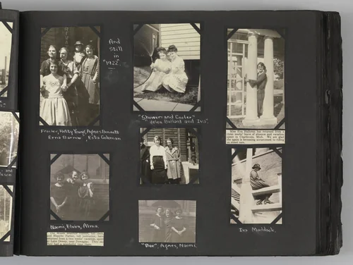 The Story of my Life and Friends as Told by Snapshots from Fourteen On by Blanche Parker, photograph, 1916
