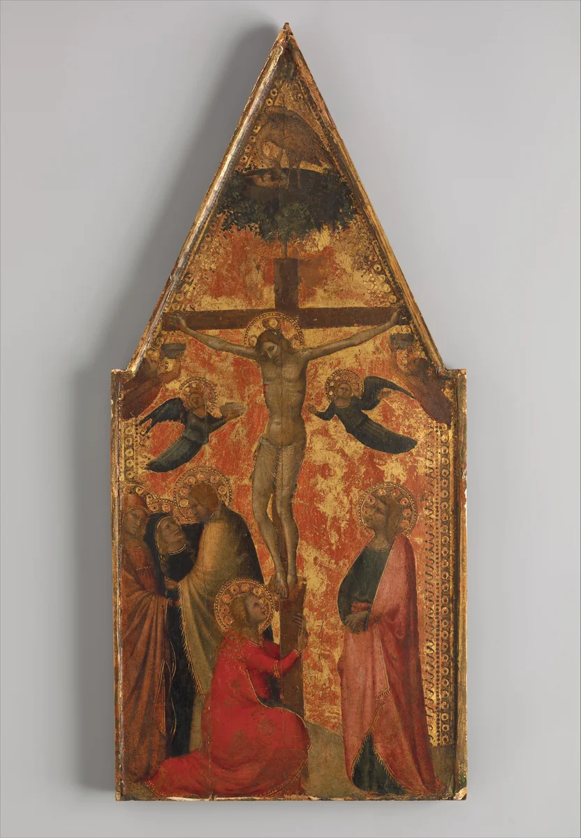 The Crucifixion by Allegretto di Nuzio, painting, 1345-1374