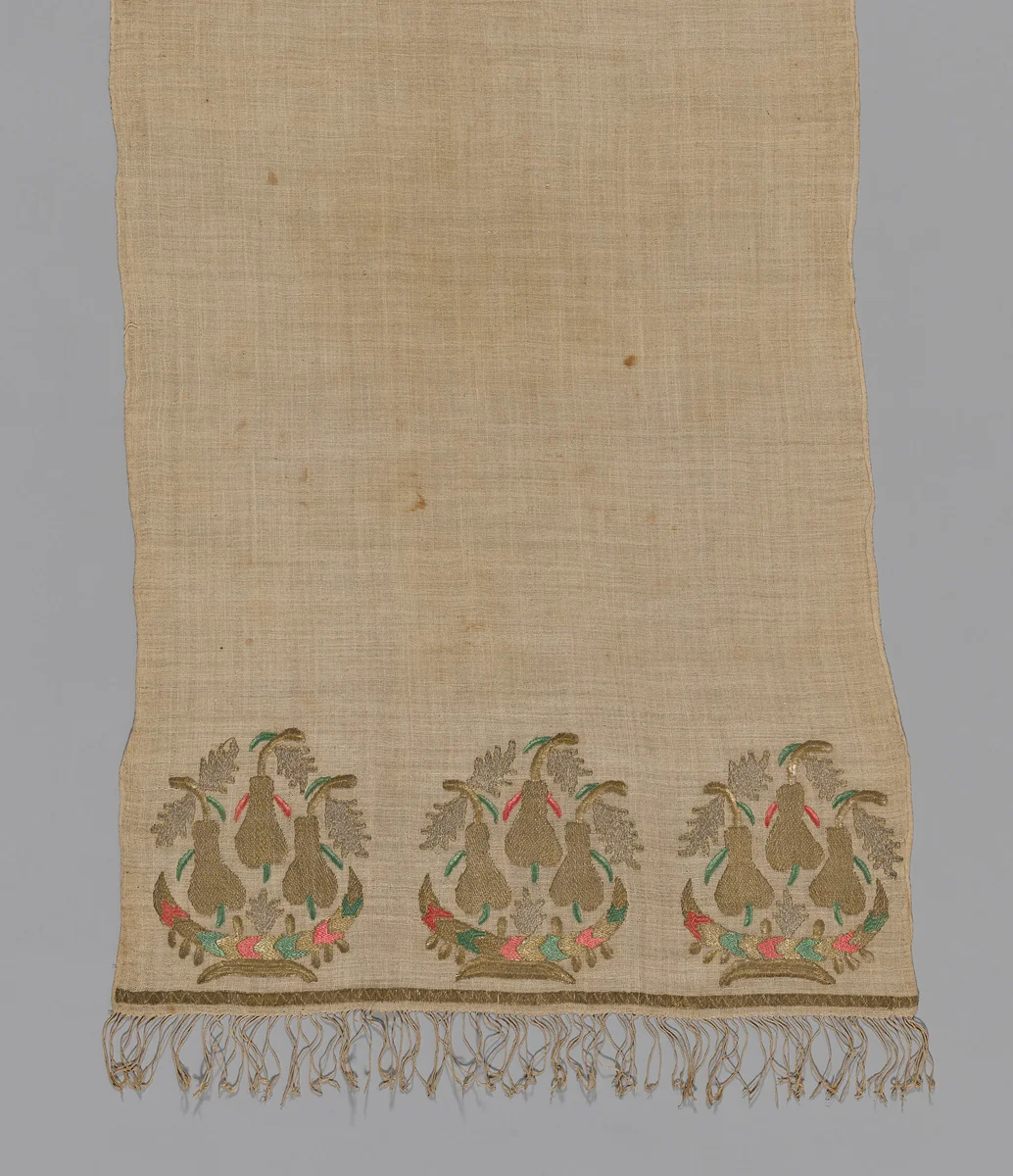 Towel/Napkin by Turkey, textile, 1850-1900