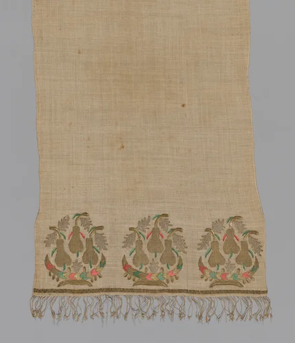 Towel/Napkin by Turkey, textile, 1850-1900
