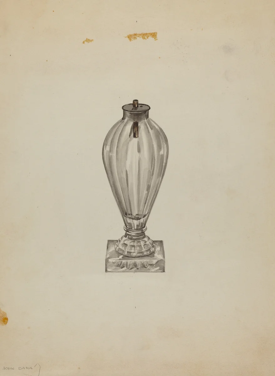Lamp by John Dana, index of american design, 1940