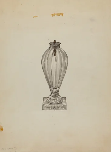 Lamp by John Dana, index of american design, 1940