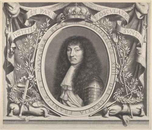 Louis XIV by Robert Nanteuil, print, 1661