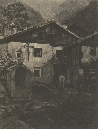 Camera Work: A Village Corner by Hans Watzek, book, 1906