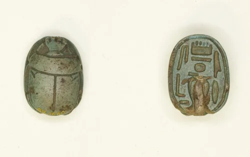 Scarab: Wish Formula (?) by Egyptian, other, -1550--1069