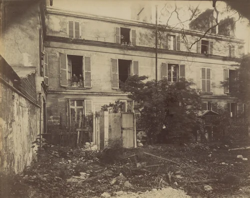 Ancien Chateau de Villiers, 65 bis rue de Villiers Neuilly-sur-Seine by Eugène Atget, photograph, 1914