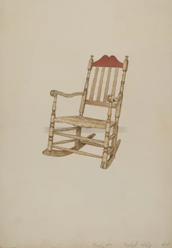 Rocking Chair by Henry Murphy, index of american design, 1937