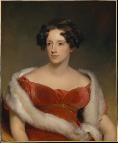 Mrs. John Biddle (Eliza Falconer Bradish) by Thomas Sully, artwork, 1818