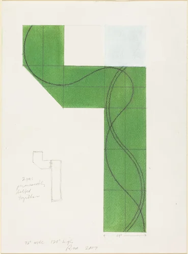 Untitled by Robert Mangold, drawing, 2007