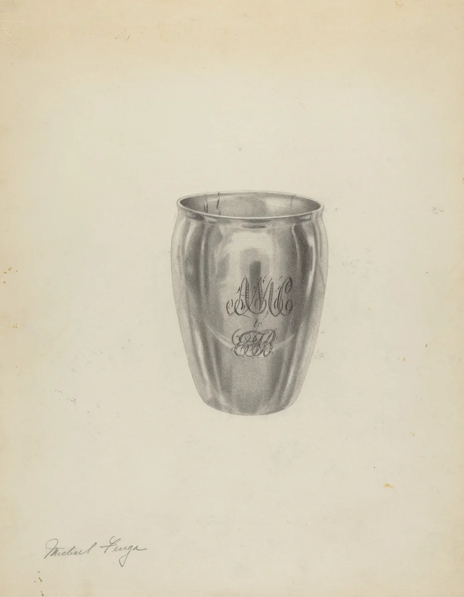 Silver Beaker by Michael Fenga, index of american design, 1938