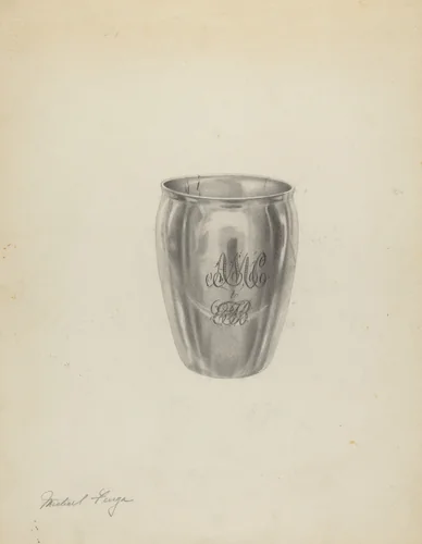 Silver Beaker by Michael Fenga, index of american design, 1938