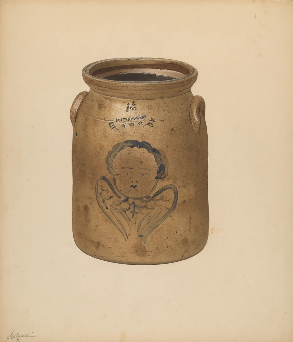 Jar by Giacinto Capelli, index of american design, 1941