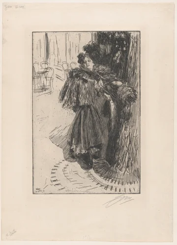 At Night III by Anders Zorn, print, 1897