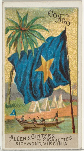Congo, from Flags of All Nations, Series 2 (N10) for Allen & Ginter Cigarettes Brands by Allen & Ginter, print, 1890