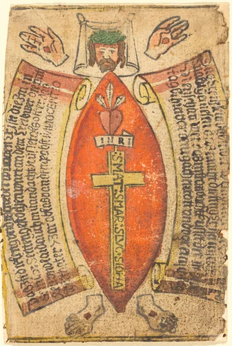 The Measure of the Side Wound and the Body of Christ by German 15th Century, print, 1479-1489