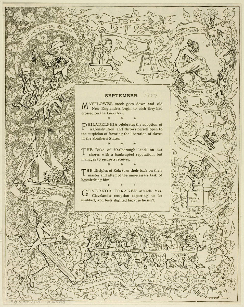 September, from Life by F. G. Atwood, print, 1887