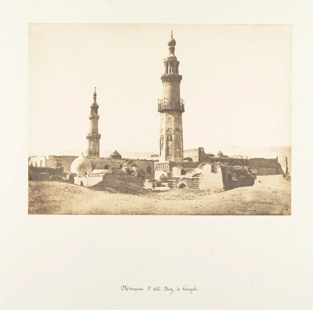 Mosquée d'Ali-Bey, à Girgeh by Maxime Du Camp, photograph, 1849-1850