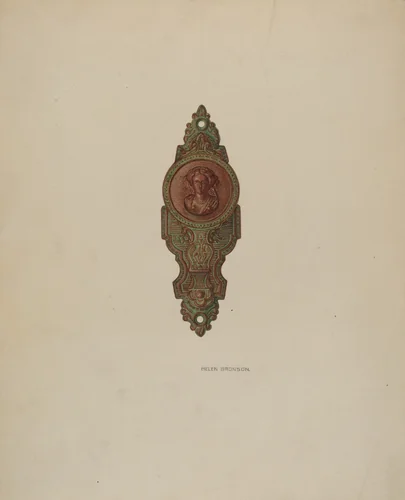 Drawer Pull by Helen Bronson, index of american design, 1941