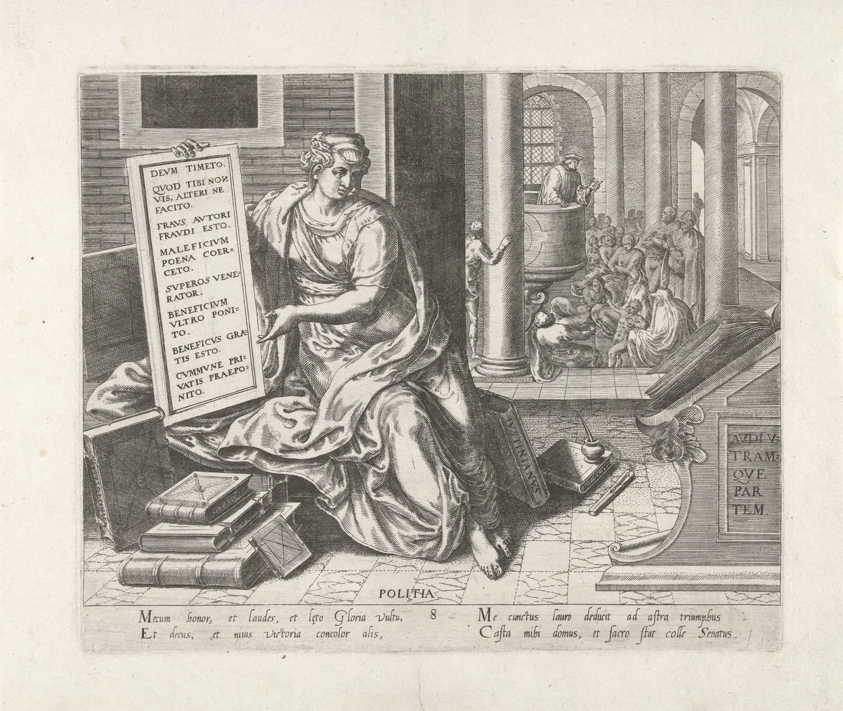 Staatskunde by Unknown, print, 1574-1575