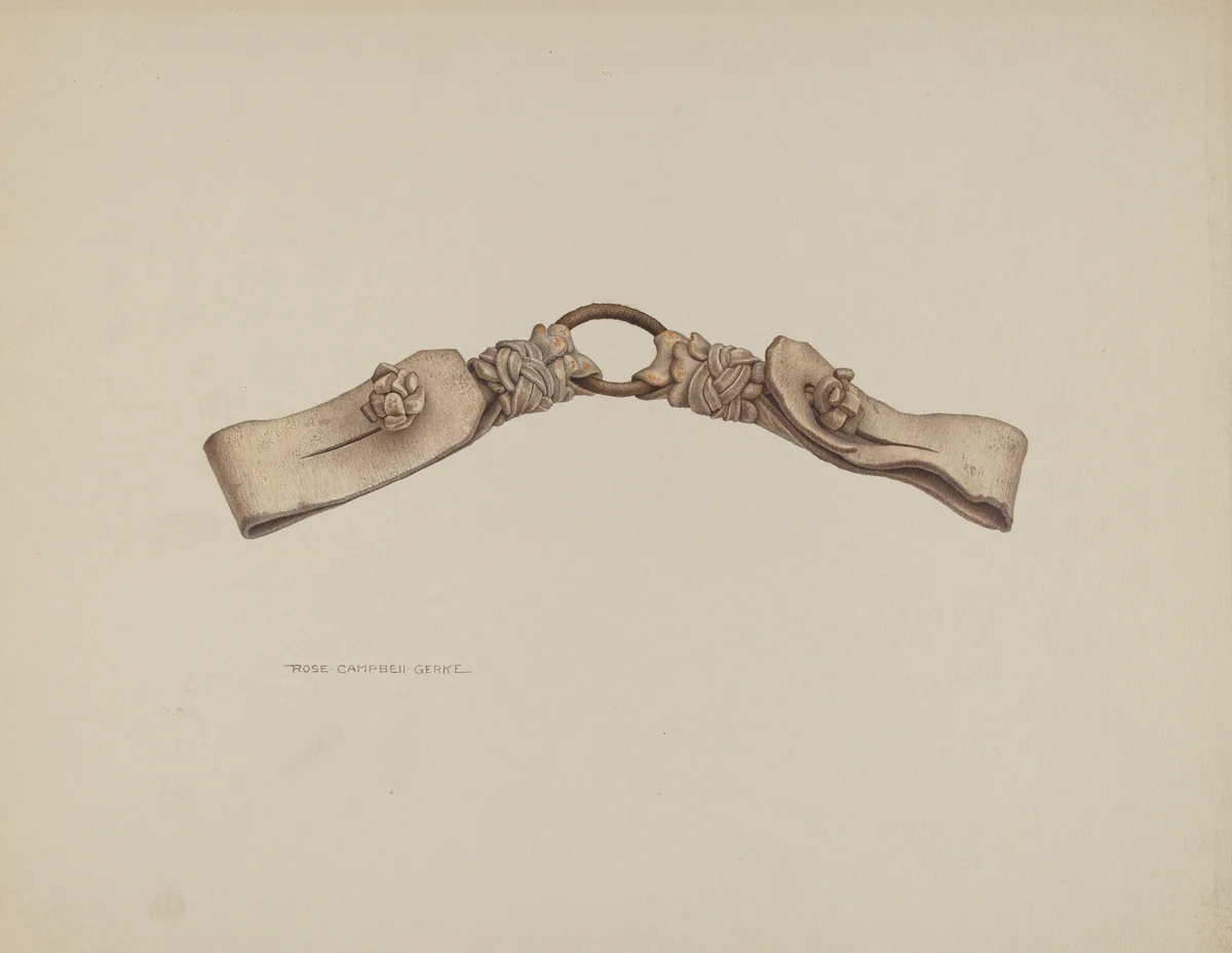 Horse Hobble by Rose Campbell-Gerke, index of american design, 1941
