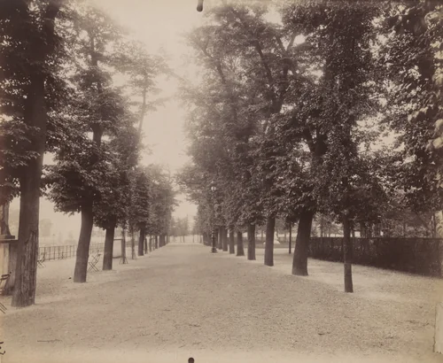 Tuileries - Cote du Jeu de / Paume by Eugène Atget, photograph, 1912