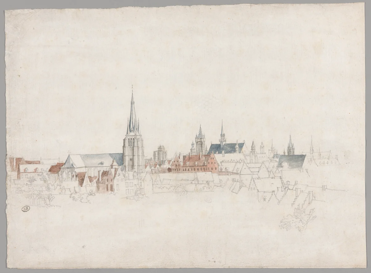 View of Douai by Adam Frans van der Meulen, painting, 1667-1670