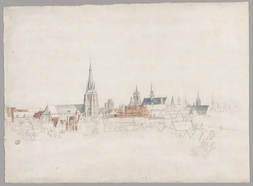 View of Douai by Adam Frans van der Meulen, painting, 1667-1670