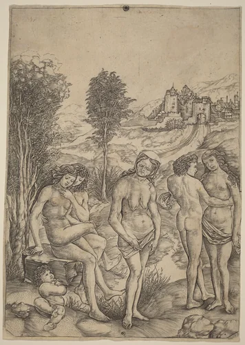 Allegory of Envy by Cristofano Robetta, print, 1462-1535