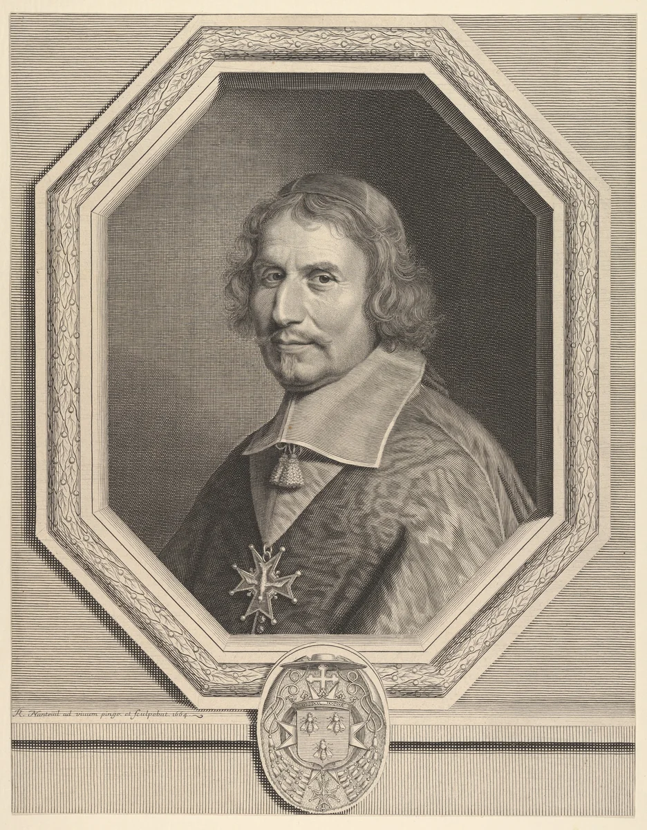 Cardinal Antonio Barberini by Robert Nanteuil, print, 1664