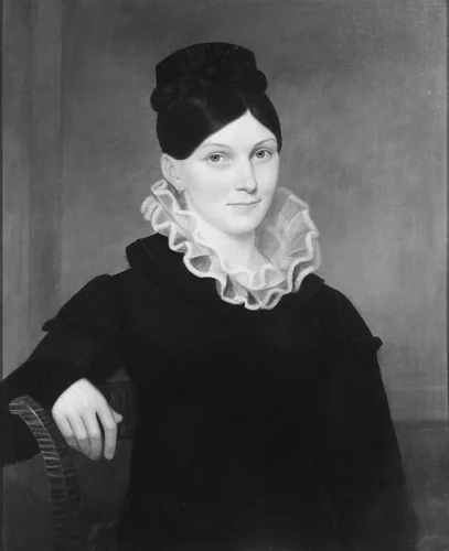 Mrs. Warren Rogers by John Paradise, artwork, 1818-1821