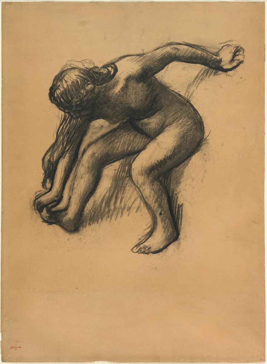 After the Bath by Edgar Degas, print, 1895-1905
