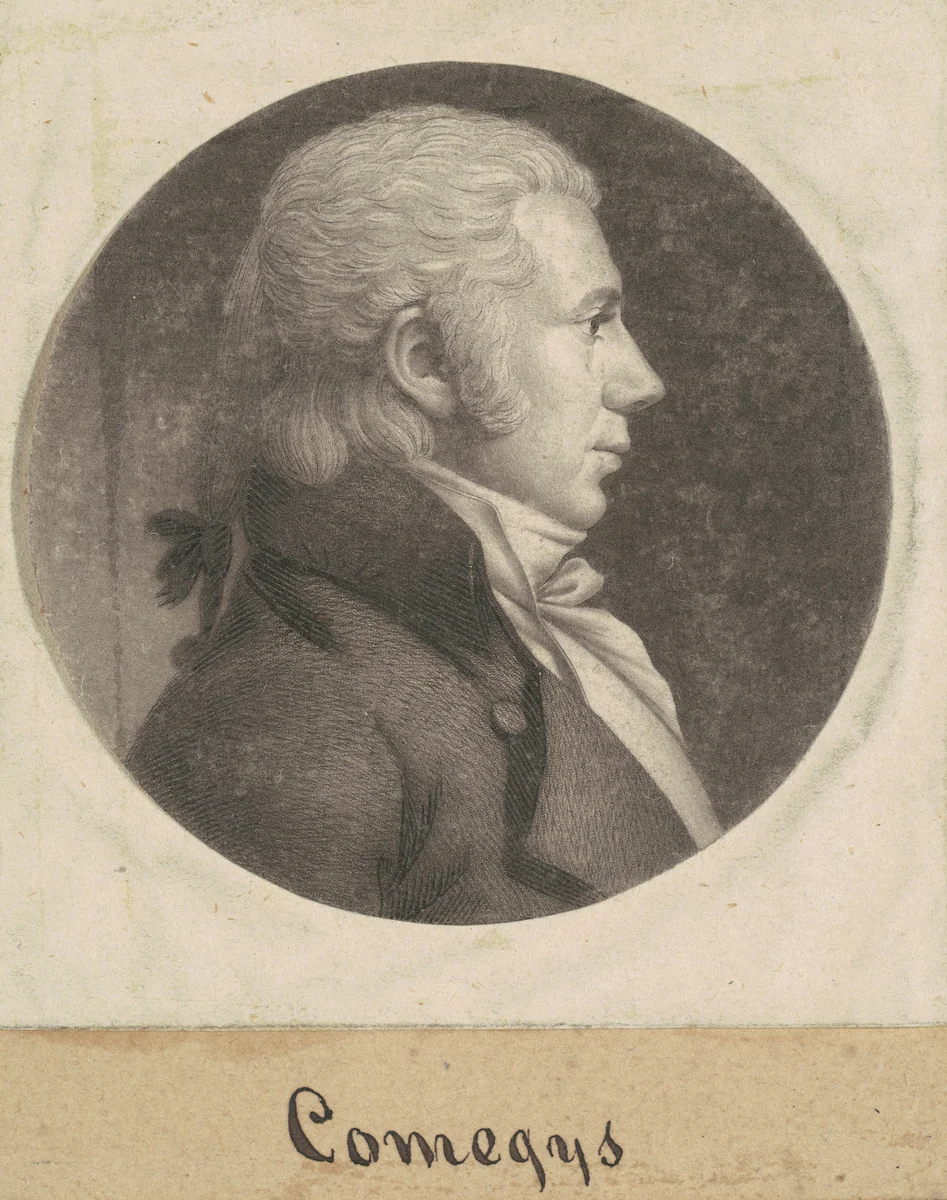Comegys by Charles B. J. Févret de Saint-Mémin, print, 1798-1803