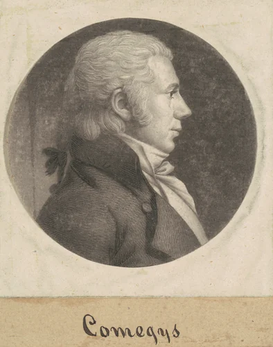 Comegys by Charles B. J. Févret de Saint-Mémin, print, 1798-1803