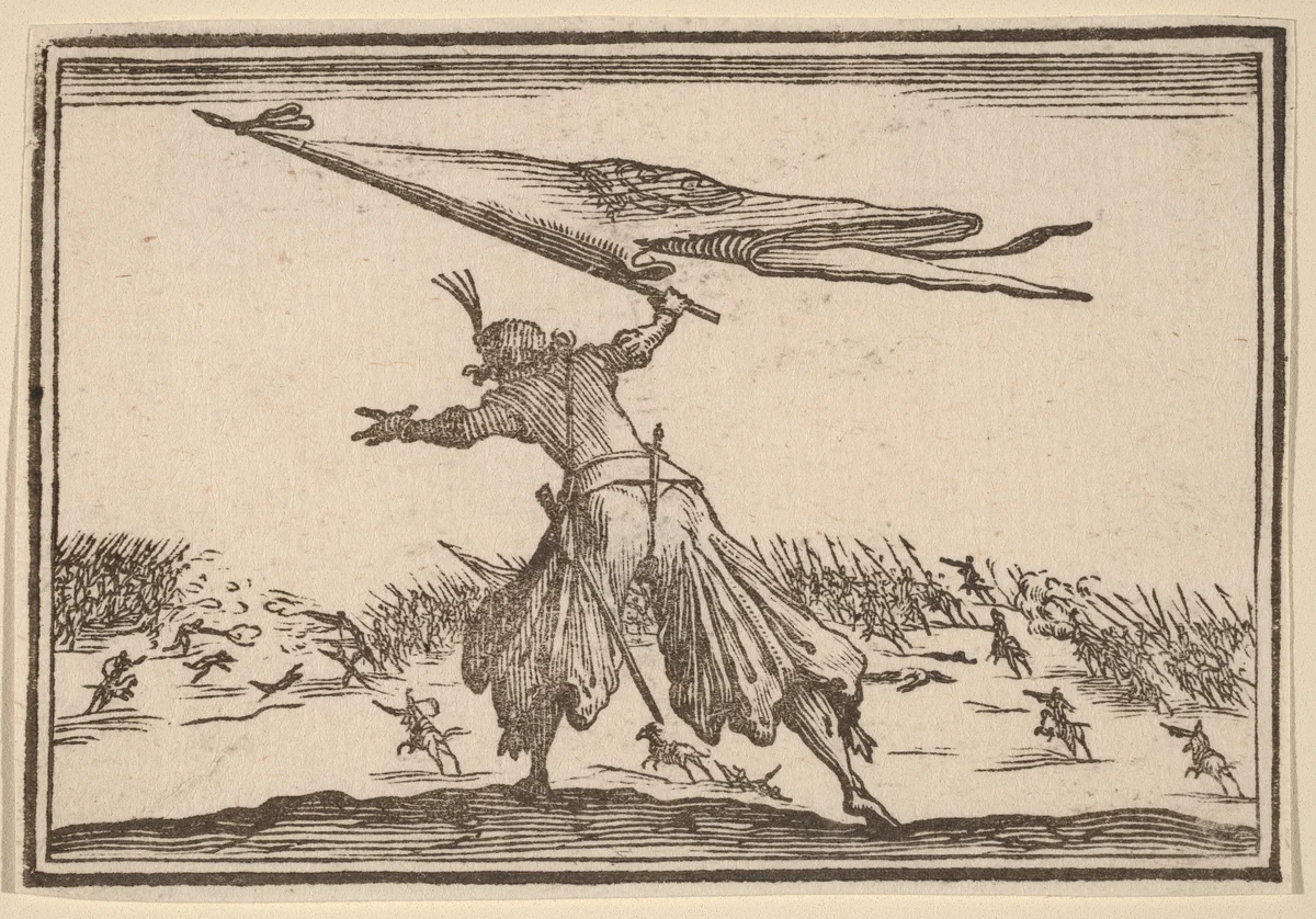 Standard Bearer by Edouard Eckman
Jacques Callot, print, 1621