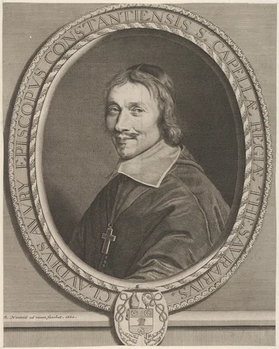 Claude Auvry by Robert Nanteuil, print, 1660