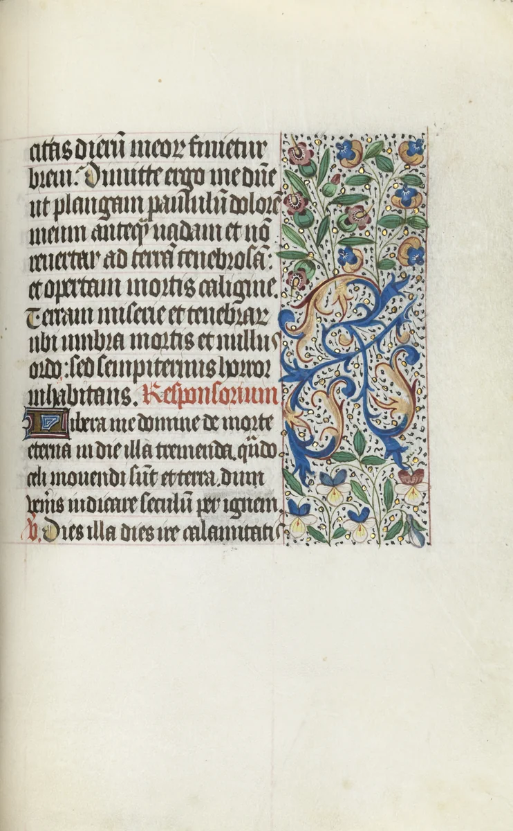 Book of Hours (Use of Rouen): fol. 133r by Master of the Geneva Latini, book, 1465-1475